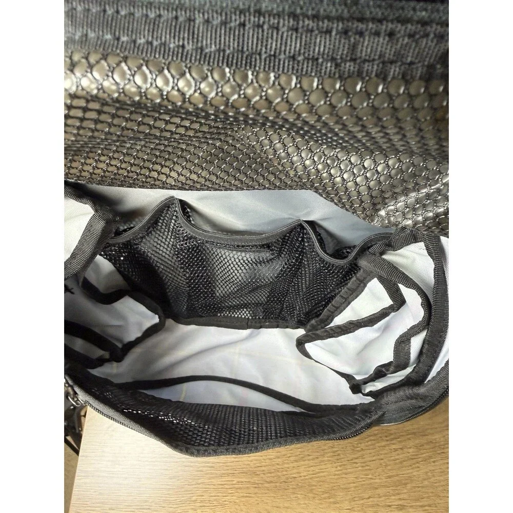 LL BEAN Hanging Travel Toiletry Bag Personal Organizer Plaid Multi-Color Bag